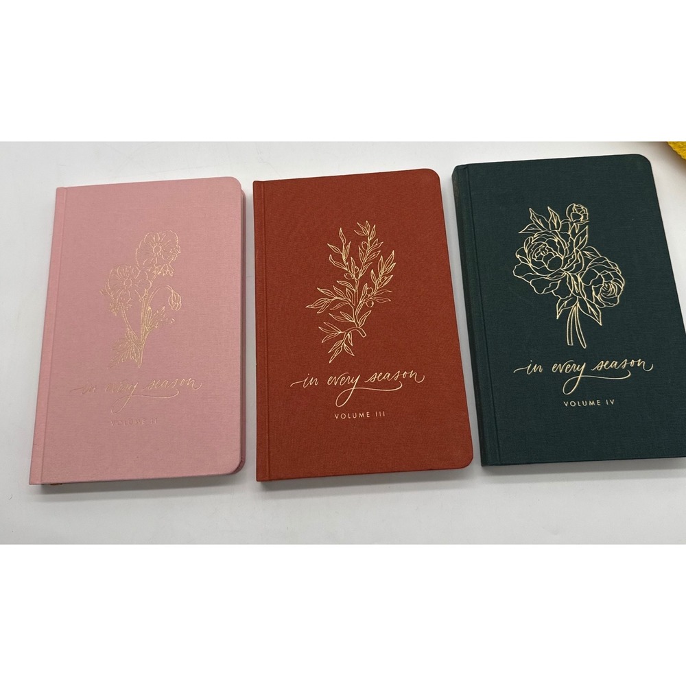 In Every Season Vol II III IV Well-Watered Women Co Devotional Journal 3 Book